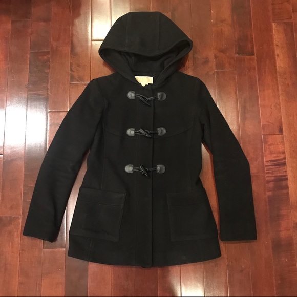 michael kors hooded peacoat